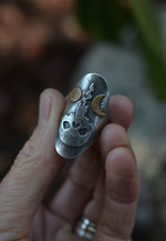 PRE-ORDER - Burning the Candle Ring - Moons or Lucky 13 - Made in Your Size!