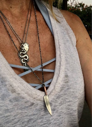 The SUPER Psycho- Chef Knife Charm - NO CHAIN