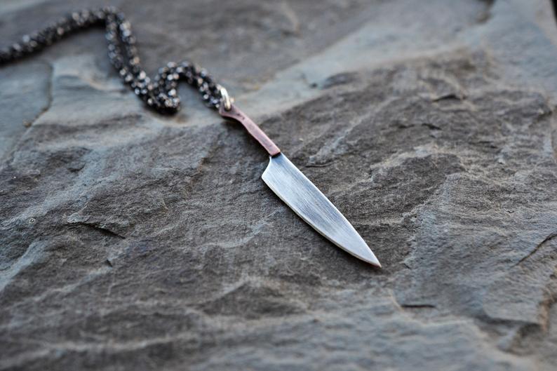 The SUPER Psycho- Chef Knife Charm - NO CHAIN